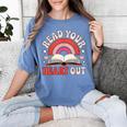 Read Your Heart Out Book Lovers Emotional Fall Vibes Women's Comfort Colors T-Shirt Chalky Mint