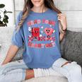 Read Your Heart Out Valentine Teacher Book Lover Women's Comfort Colors T-Shirt Chalky Mint