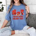 Read Your Heart Out Valentine Teacher Bookworm Lover Women's Comfort Colors T-Shirt Chalky Mint