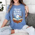 Read S'More Books Camping Outdoors Travel Campfire Women's Comfort Colors T-Shirt Chalky Mint Read S'More Books Camping Outdoors Travel Campfire Women's Comfort Colors T-Shirt Chalky Mint