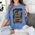 The Reader Tarot Card Book Dragon Romantasy Fantasy Bookish Women's Comfort Colors T-Shirt Chalky Mint