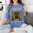 Reading Book Lover Bookish Readers Bookworm Society Women's Comfort Colors T-Shirt Chalky Mint