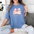Reading Books Mom Mothers Day Coquette Pink Bow Book Lovers Women's Comfort Colors T-Shirt Chalky Mint Reading Books Mom Mothers Day Coquette Pink Bow Book Lovers Women's Comfort Colors T-Shirt Chalky Mint