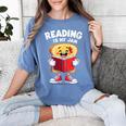 Reading Is My Jam I Love To Read Books Women's Comfort Colors T-Shirt Chalky Mint