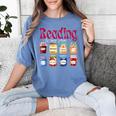 Reading Is My Jam Teacher Student Book Lovers Women's Comfort Colors T-Shirt Chalky Mint Reading Is My Jam Teacher Student Book Lovers Women's Comfort Colors T-Shirt Chalky Mint