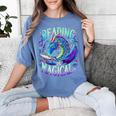 Reading Is Magical Dragon Tee Perfect For Book Lovers Kids Women's Comfort Colors T-Shirt Chalky Mint