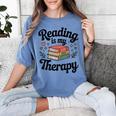 Reading Is My Therapy Book Lover Bookworm Women's Comfort Colors T-Shirt Chalky Mint Reading Is My Therapy Book Lover Bookworm Women's Comfort Colors T-Shirt Chalky Mint