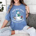 Reading Snowman So Many Books Christmas Books Readers Women's Comfort Colors T-Shirt Chalky Mint Reading Snowman So Many Books Christmas Books Readers Women's Comfort Colors T-Shirt Chalky Mint
