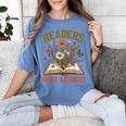 Reading Squad Book Lover Bookish Floral Readers Make Leaders Women's Comfort Colors T-Shirt Chalky Mint Reading Squad Book Lover Bookish Floral Readers Make Leaders Women's Comfort Colors T-Shirt Chalky Mint