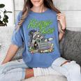 Reading Trash Racoon Bookworm Bookish Librarian Book Lover Women's Comfort Colors T-Shirt Chalky Mint Reading Trash Racoon Bookworm Bookish Librarian Book Lover Women's Comfort Colors T-Shirt Chalky Mint