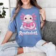 Readsalotl Axolotl Reading Cute Book Lover Bookworm Women's Comfort Colors T-Shirt Chalky Mint Readsalotl Axolotl Reading Cute Book Lover Bookworm Women's Comfort Colors T-Shirt Chalky Mint