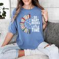 Retro So Many Books Little Time Book Clock Reading Women's Comfort Colors T-Shirt Chalky Mint Retro So Many Books Little Time Book Clock Reading Women's Comfort Colors T-Shirt Chalky Mint