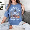 Salem Witch Book Club Raccoon Halloween Women's Comfort Colors T-Shirt Chalky Mint Salem Witch Book Club Raccoon Halloween Women's Comfort Colors T-Shirt Chalky Mint
