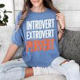 Sarcastic Introvert Extrover Pervert Women's Comfort Colors T-Shirt Chalky Mint Sarcastic Introvert Extrover Pervert Women's Comfort Colors T-Shirt Chalky Mint