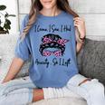 I Came I Saw I Had Anxiety So I Left Messy Bun Introvert Women's Comfort Colors T-Shirt Chalky Mint I Came I Saw I Had Anxiety So I Left Messy Bun Introvert Women's Comfort Colors T-Shirt Chalky Mint