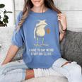 I Have To Say Weird Stuff Or I'Ll Die Frog Meme Introverts Women's Comfort Colors T-Shirt Chalky Mint