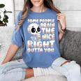 Skeleton Coffee Lover Introvert Women's Comfort Colors T-Shirt Chalky Mint