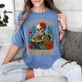 Skeleton Read Book Just One More Chapter Floral Book Lover Women's Comfort Colors T-Shirt Chalky Mint