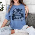 Sleepy Hollow Dead And Breakfast Please Book Ahead Women's Comfort Colors T-Shirt Chalky Mint
