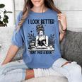Smutty Spicy Book Smut Reader I Look Better Bent Over A Book Women's Comfort Colors T-Shirt Chalky Mint