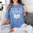 Snow Many Books Snow Little Time Reading Christmas Book Club Women's Comfort Colors T-Shirt Chalky Mint Snow Many Books Snow Little Time Reading Christmas Book Club Women's Comfort Colors T-Shirt Chalky Mint