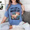 Sorry I Can’t Go I’m An Indoor Cat Couch Introvert Cat Women's Comfort Colors T-Shirt Chalky Mint