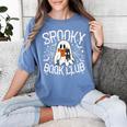 Spooky Book Club Cute Ghost Reading Book Halloween Costume Women's Comfort Colors T-Shirt Chalky Mint Spooky Book Club Cute Ghost Reading Book Halloween Costume Women's Comfort Colors T-Shirt Chalky Mint