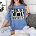 Straight Outta Chapter 39 Cute Book Lover Reader Women's Comfort Colors T-Shirt Chalky Mint