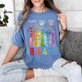 Subtle Floral Foxglove Daisy Tulip Book Lover Women's Comfort Colors T-Shirt Chalky Mint Subtle Floral Foxglove Daisy Tulip Book Lover Women's Comfort Colors T-Shirt Chalky Mint