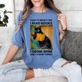 That's What I Do I Read Books I Drink Wine And I Know Things Women's Comfort Colors T-Shirt Chalky Mint That's What I Do I Read Books I Drink Wine And I Know Things Women's Comfort Colors T-Shirt Chalky Mint