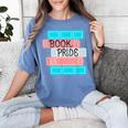 Threadless Grey Sky Chai Trans Book Pride Graphic Women's Comfort Colors T-Shirt Chalky Mint Threadless Grey Sky Chai Trans Book Pride Graphic Women's Comfort Colors T-Shirt Chalky Mint