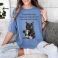 At Times I Think To Myself Drop The Book And Get Stuff Done Women's Comfort Colors T-Shirt Chalky Mint At Times I Think To Myself Drop The Book And Get Stuff Done Women's Comfort Colors T-Shirt Chalky Mint