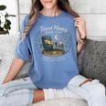 Tired Moms Book Club Coffee Chaos And Chapters Women's Comfort Colors T-Shirt Chalky Mint