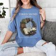 Tired Moms Book Club Dark Floral Coffee Skeleton Women's Comfort Colors T-Shirt Chalky Mint Tired Moms Book Club Dark Floral Coffee Skeleton Women's Comfort Colors T-Shirt Chalky Mint