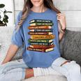 History Month Dream Like Martin Books Men Women Kids Women's Comfort Colors T-Shirt Chalky Mint