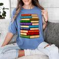 History Month Educated Black Leaders Reading Books Women's Comfort Colors T-Shirt Chalky Mint