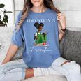 History Month Education Is Freedom Books Black Teacher Women's Comfort Colors T-Shirt Chalky Mint