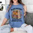 History Month Teacher Reading Book Lover Floral Stack Premium Tri-Blend Women's Comfort Colors T-Shirt Chalky Mint