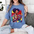 History Woman Reading Book Geometric Girl Educated Women's Comfort Colors T-Shirt Chalky Mint