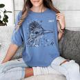 Tucson Festival Of Books TFOB 2017 Roadrunner Mascot Women's Comfort Colors T-Shirt Chalky Mint