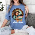 Never Underestimate The Power Of a Girl With a Book Reading Women's Comfort Colors T-Shirt Chalky Mint