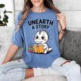 Unearth a Story Cute Dinosaur Summer Reading 2026 Dino Book Women's Comfort Colors T-Shirt Chalky Mint Unearth a Story Cute Dinosaur Summer Reading 2026 Dino Book Women's Comfort Colors T-Shirt Chalky Mint