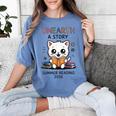Unearth a Story Cute Kitten Summer Reading 2026 Cat Book Women's Comfort Colors T-Shirt Chalky Mint Unearth a Story Cute Kitten Summer Reading 2026 Cat Book Women's Comfort Colors T-Shirt Chalky Mint