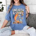 Unearth A Story Rainbow Treasure Book Women's Comfort Colors T-Shirt Chalky Mint