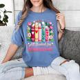 Valentine All Booked For Valentine Book Lovers Teacher Kid Women's Comfort Colors T-Shirt Chalky Mint