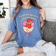 Valentines Book Lover Forget The Flowers And Buy Me Books Women's Comfort Colors T-Shirt Chalky Mint