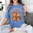 Valentine's Swooning Over Stories Cupid And Book Lover Tee Women's Comfort Colors T-Shirt Chalky Mint