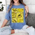 Varsity-Gold Yellow Comic Book University Varsity-Gold Women's Comfort Colors T-Shirt Chalky Mint