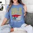 Wake Up Smarter Librarian Book Stack Premium Tri-Blend Women's Comfort Colors T-Shirt Chalky Mint Wake Up Smarter Librarian Book Stack Premium Tri-Blend Women's Comfort Colors T-Shirt Chalky Mint