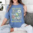 Weird Teachers Build Character Frog Reading Book Librarian Women's Comfort Colors T-Shirt Chalky Mint Weird Teachers Build Character Frog Reading Book Librarian Women's Comfort Colors T-Shirt Chalky Mint